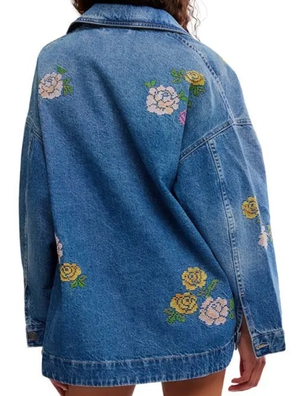 NWOT Free People We The Free Madison City Embroidered Jacket Size XS - Picture 2 of 15